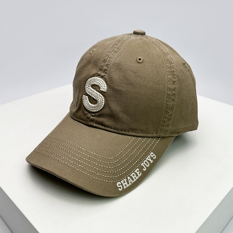 Men's Casual Cotton Distressed Cap Bowlift