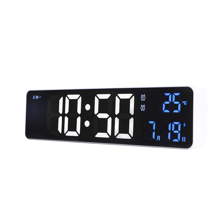 Digital alarm clock with temperature and date display Bowlift