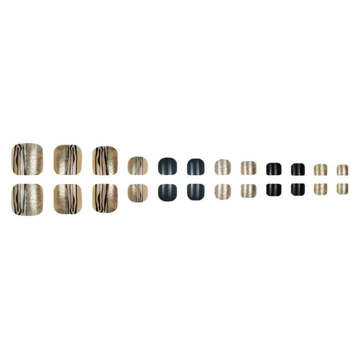 Stylish Decorative Press-On Toenails Bowlift