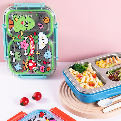 Whimsical Multi-Compartment Lunch Box