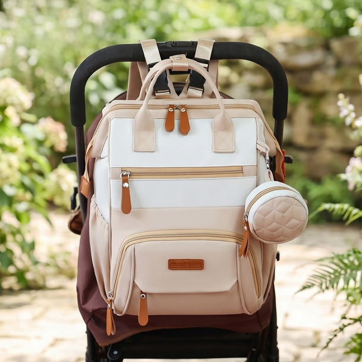 Multi-Pocket Versatile Diaper Backpack Bowlift