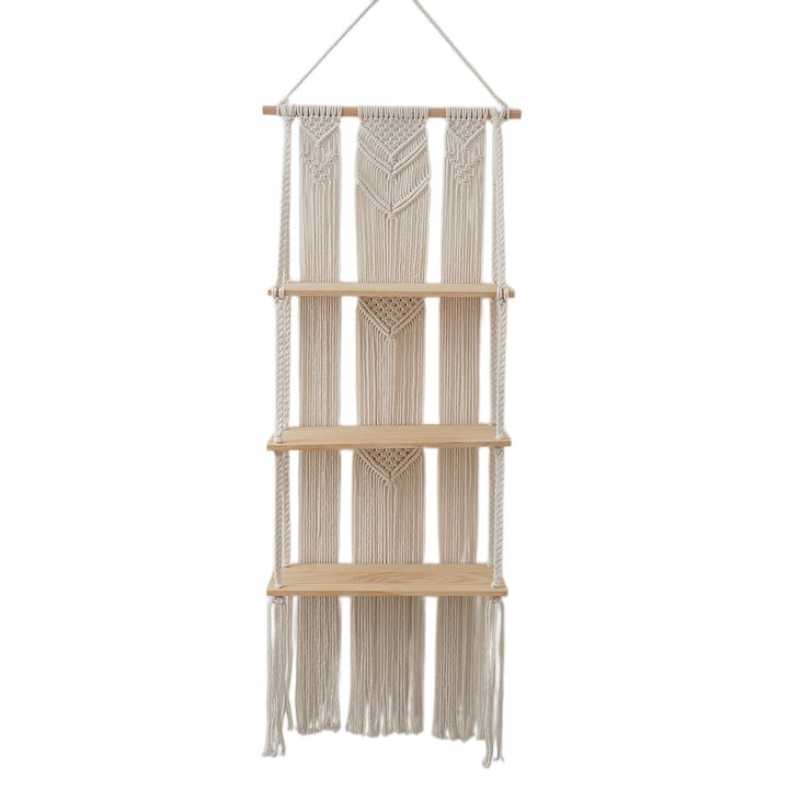 Macramé Wall Hanging Shelf Bowlift