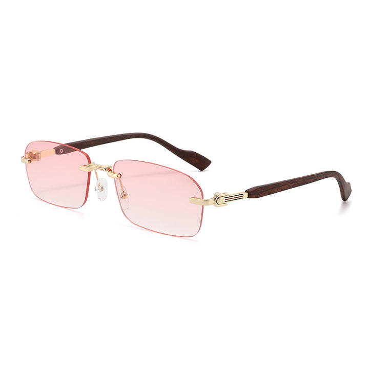 Men's Sleek Geometric Frame Sunglasses Bowlift