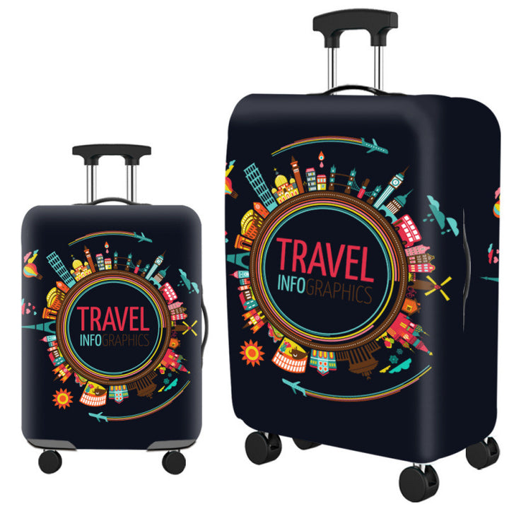 Artistic Travel Hard Shell Suitcase Bowlift