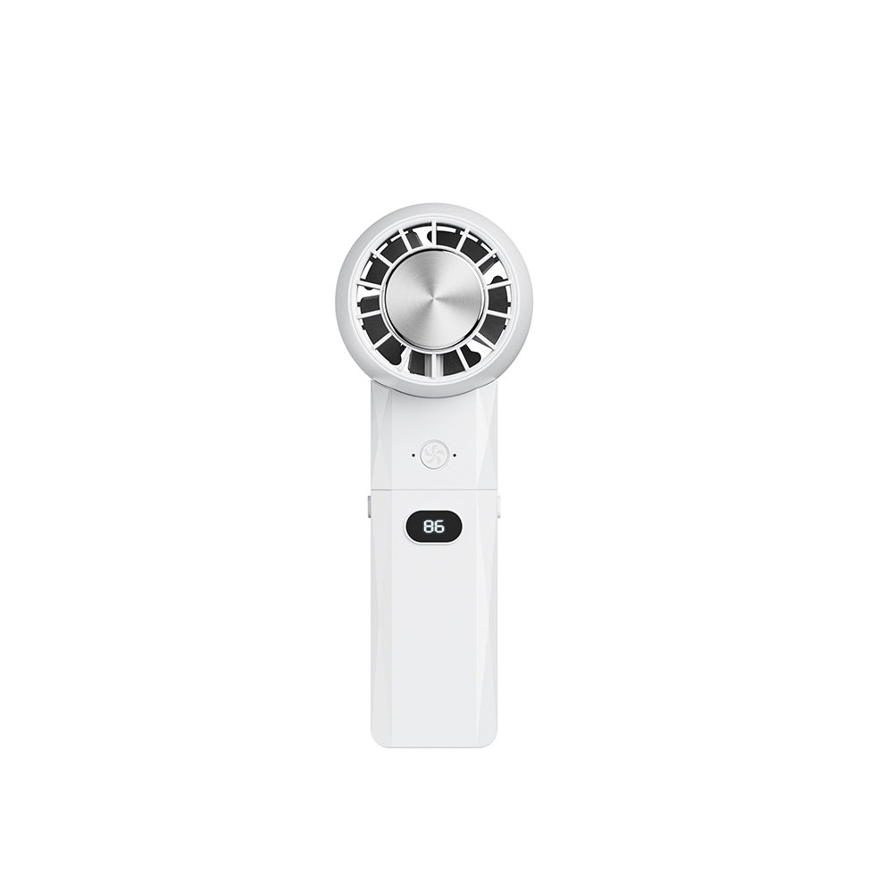 Women's portable USB fan with digital display Bowlift