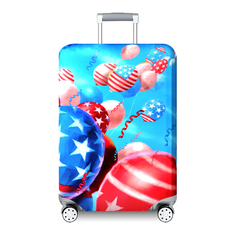 Unisex nan Kids Luggage Cover for Hard Shell Suitcases with Fun Space Design made of Elastic Polyester-Spandex Bowlift