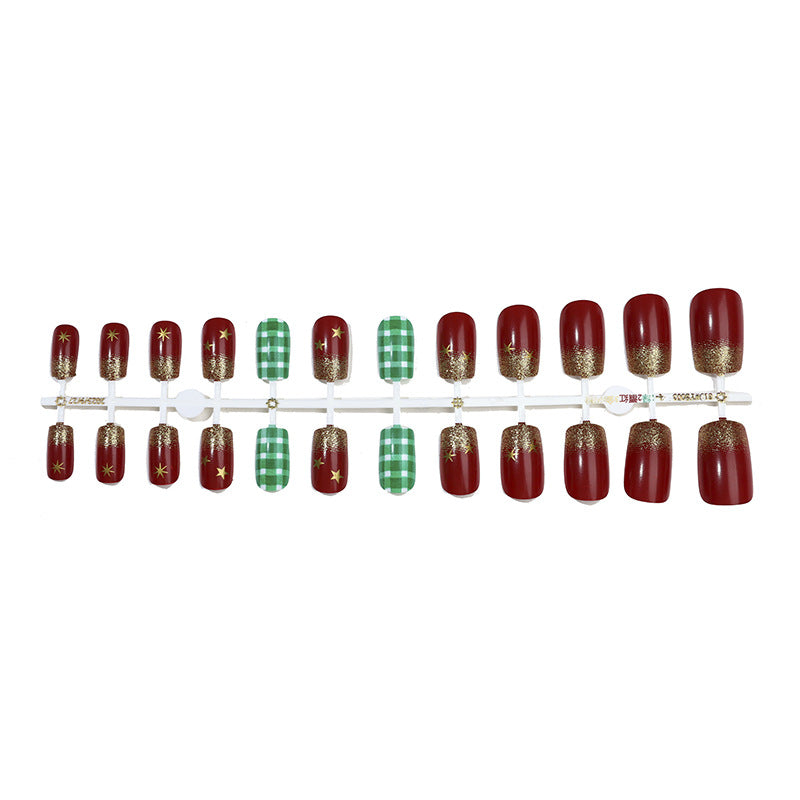Festive Nail Art Press-On Set Bowlift