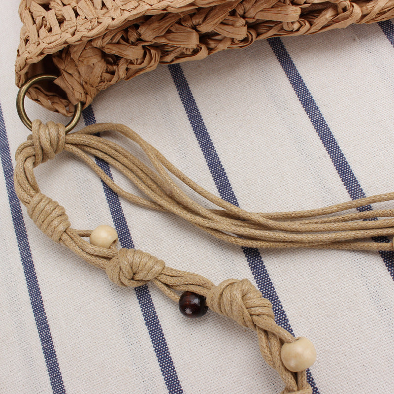 Handbag made of high-quality woven natural material Bowlift