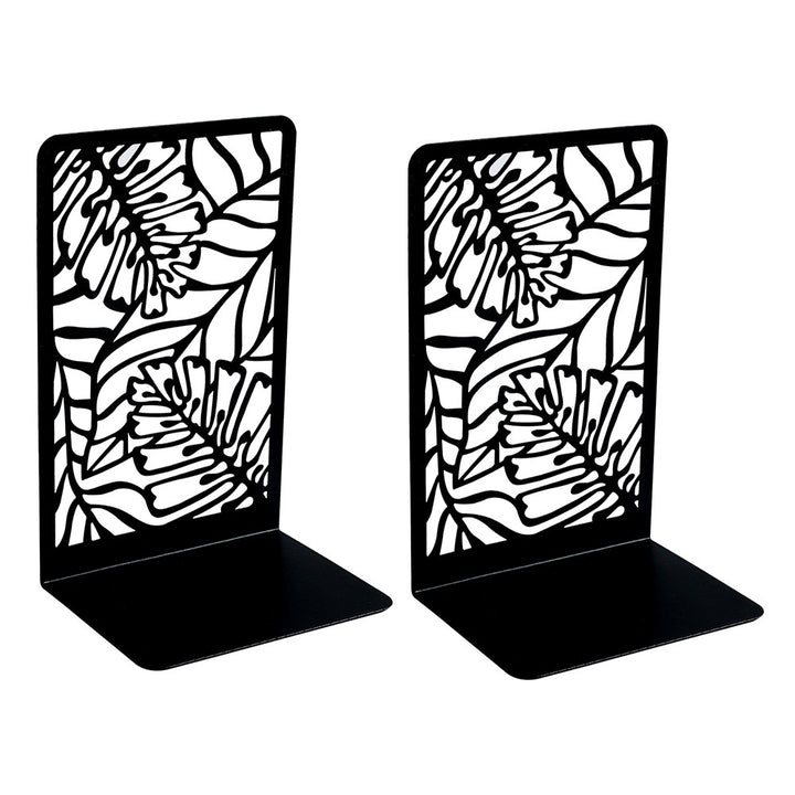 Decorative Leaf Design Bookends