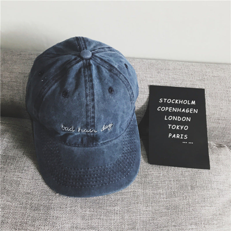 Women's Embroidered Casual Soft Cotton Baseball Cap Bowlift