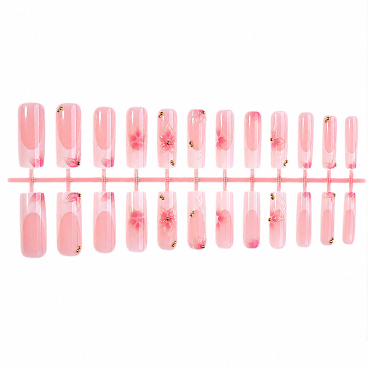 Elegant Decorative Press-On Nails Kit Bowlift