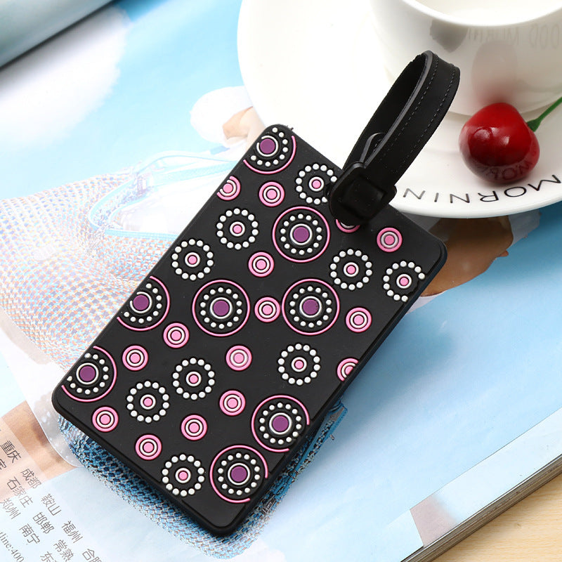 Unisex Luggage Tag in Artistic Design Bowlift