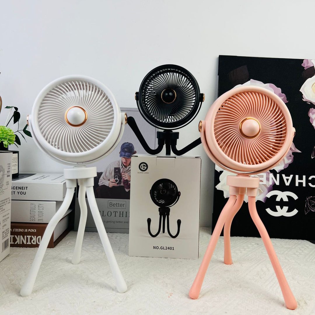 Cute Animal-Themed Portable Desk Fan Bowlift