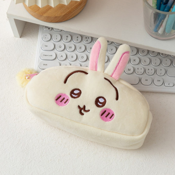 Plush Bunny-Shaped Pencil Case Bowlift