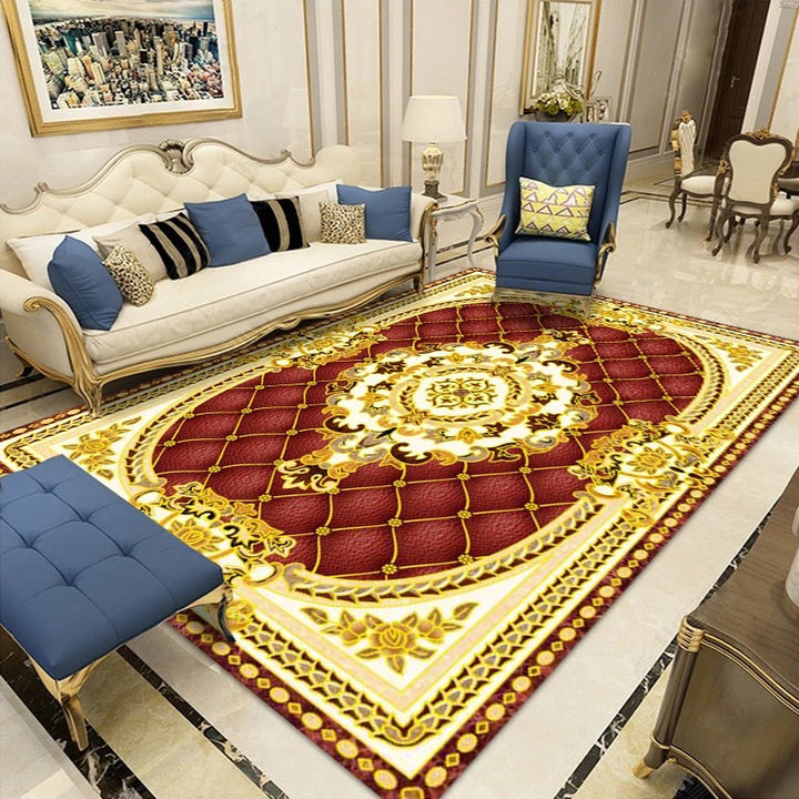 Ornate Luxury Area Rug Bowlift