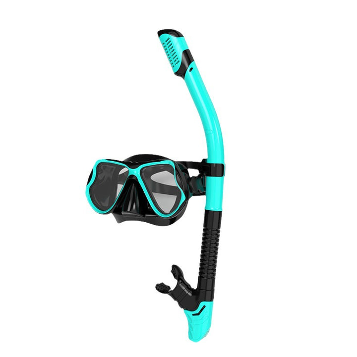 Snorkel mask with ergonomic fit and innovative breathing technology Bowlift