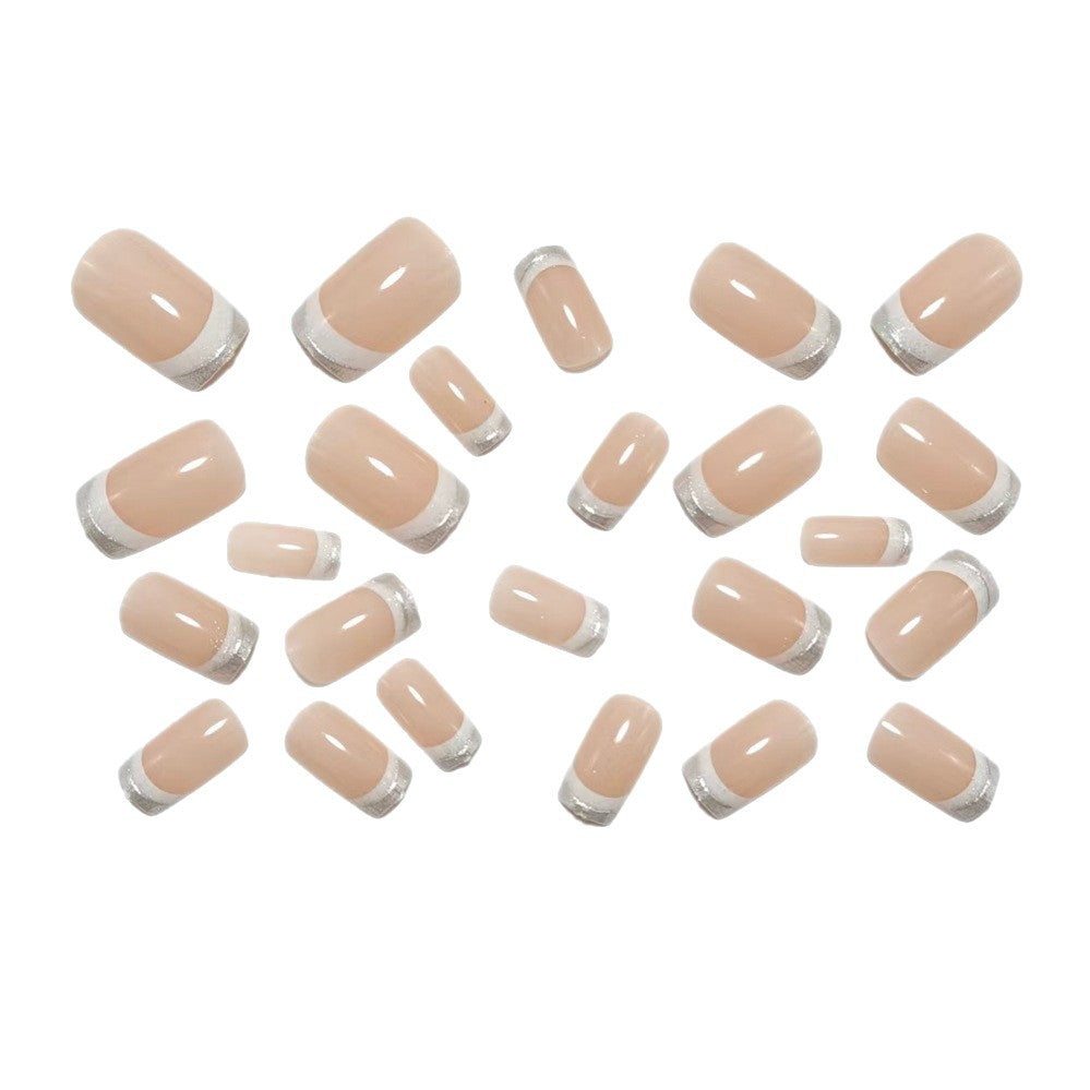 Artificial nails with elegant French tips Bowlift