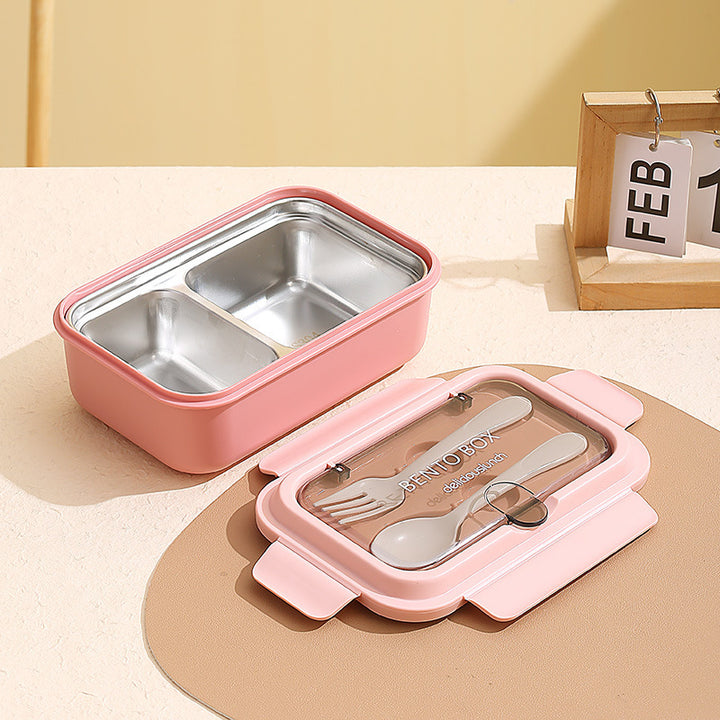 Leakproof Compartmentalized Kids Bento Lunchbox with Removable Round Soup Bowl and Utensil Storage Bowlift