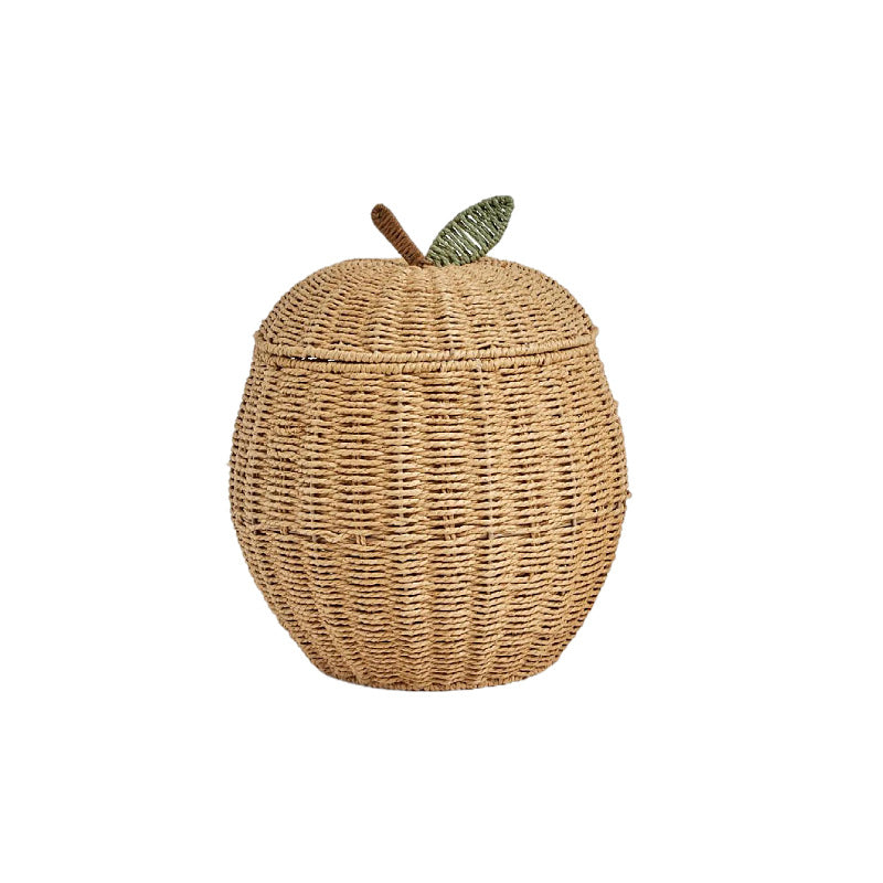 Decorative Woven Fruit-Shaped Storage Basket Bowlift