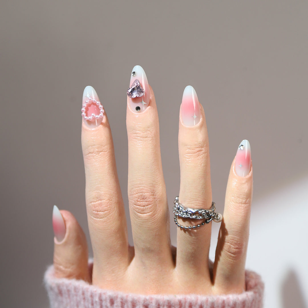 Artistic Stiletto Tip Nail Art Bowlift