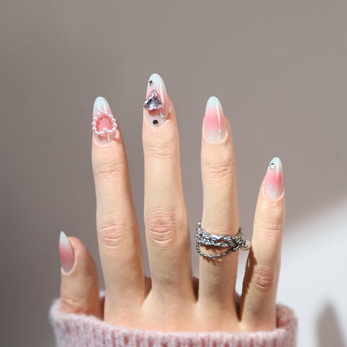 Artistic Stiletto Tip Nail Art Bowlift