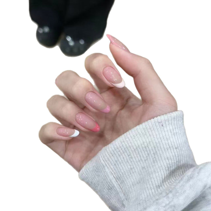 Elegant Ombre French Tip Nail Extensions Bowlift