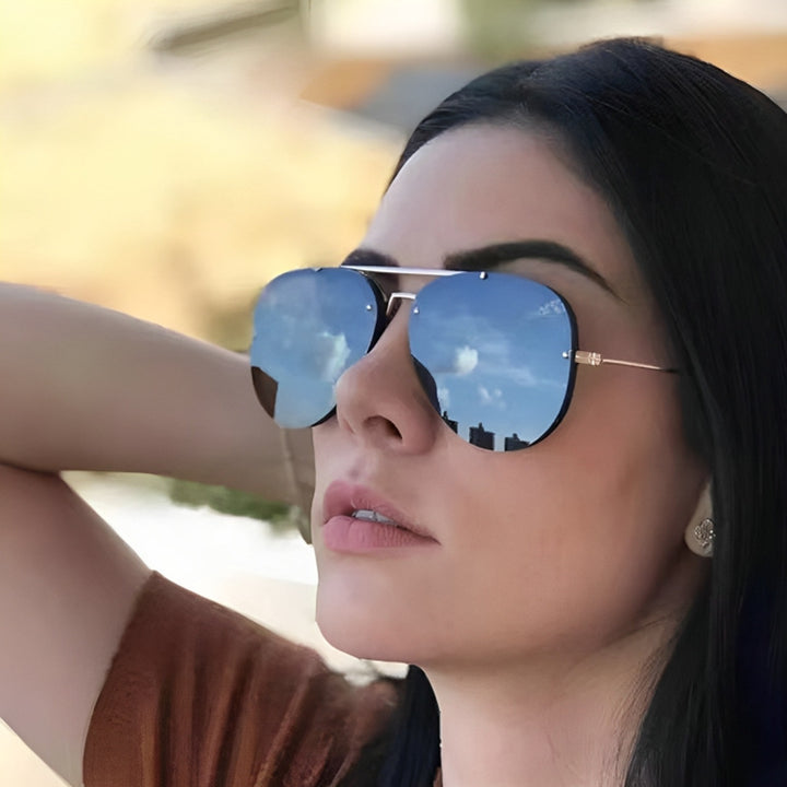 Ladies extravagant sunglasses with stylish frame and UV protection Bowlift