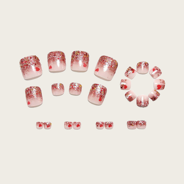 Festive Toenail Art Bowlift