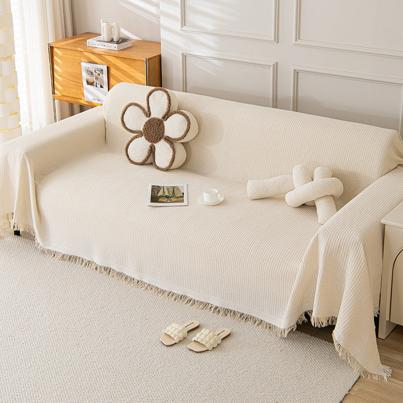 Textured Woven Throw Blanket