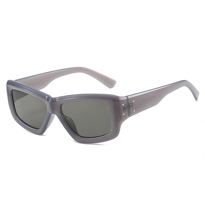 Fashion-Forward Oversized Angular Sunglasses Bowlift