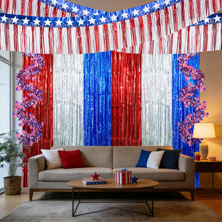 Unisex decorative confetti garland with metallic sequins and flexible wire core Bowlift