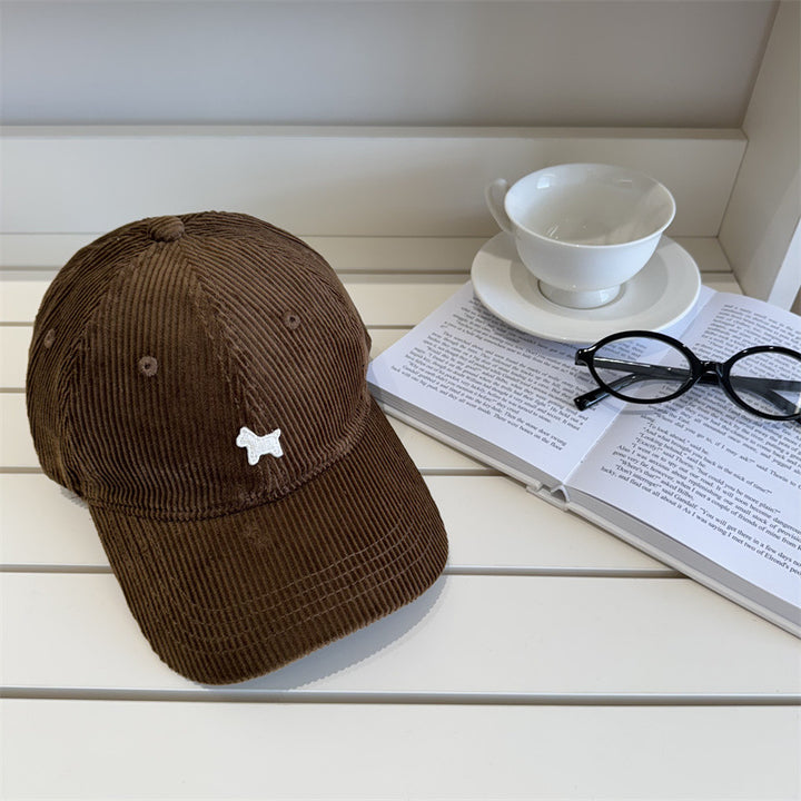 Women's Corduroy Baseball Cap Bowlift