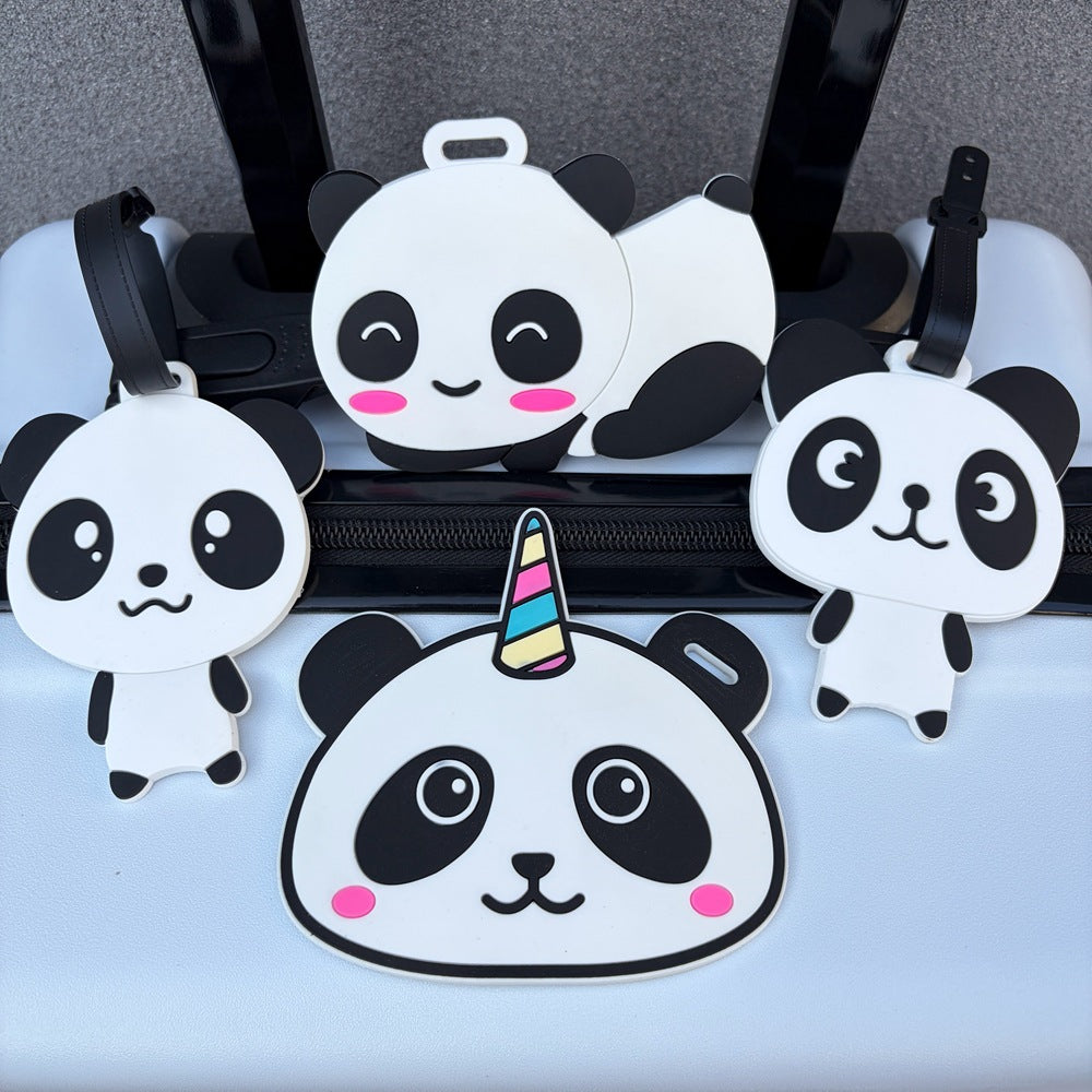 Cute Panda-Shaped Luggage Tag Bowlift