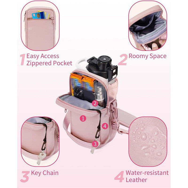 Multifunctional Water Bottle Bag with Insulated Compartment Bowlift