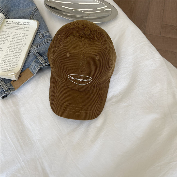 Women's Casual Corduroy Baseball Cap Bowlift