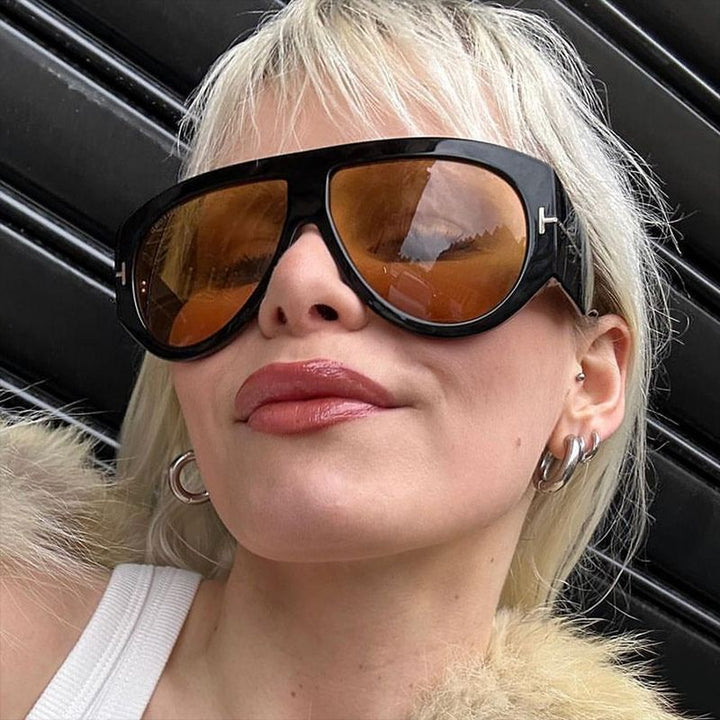 Women's fashionable oversized sunglasses in retro style Bowlift