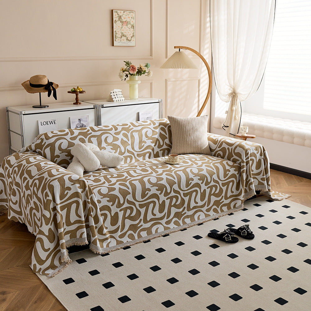 Artistic Woven Sofa Throw Blanket