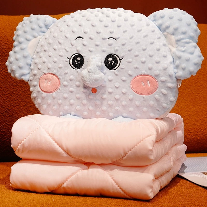 Cuddle Ready Cute Cartoon Pillow Bowliftanket | Bowlift