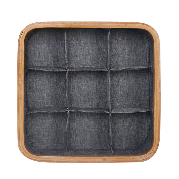 Practical storage basket with compartments Bowlift