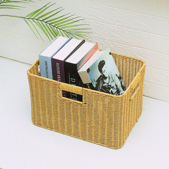 Handmade Wicker Storage Box Bowlift