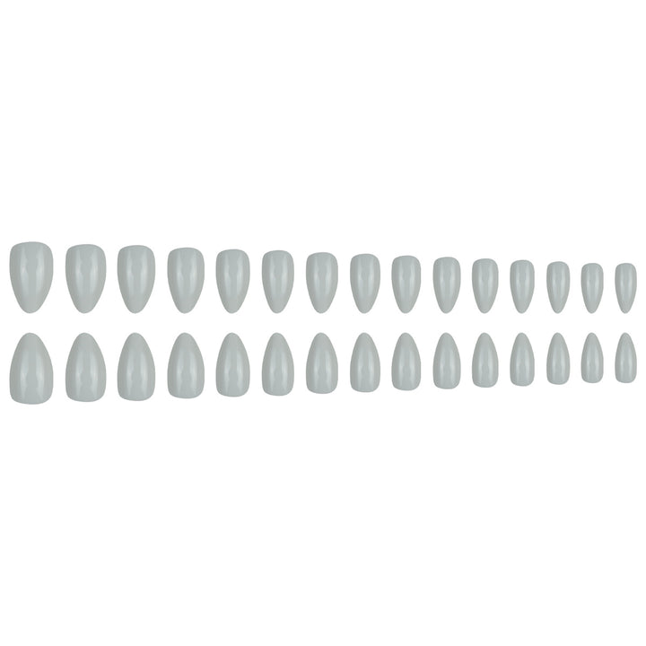 Elegant Glossy Almond-Shaped Press-On Nails Bowlift