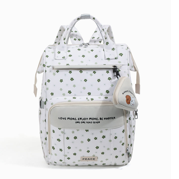 Stylish Floral Pattern School Backpack Bowlift