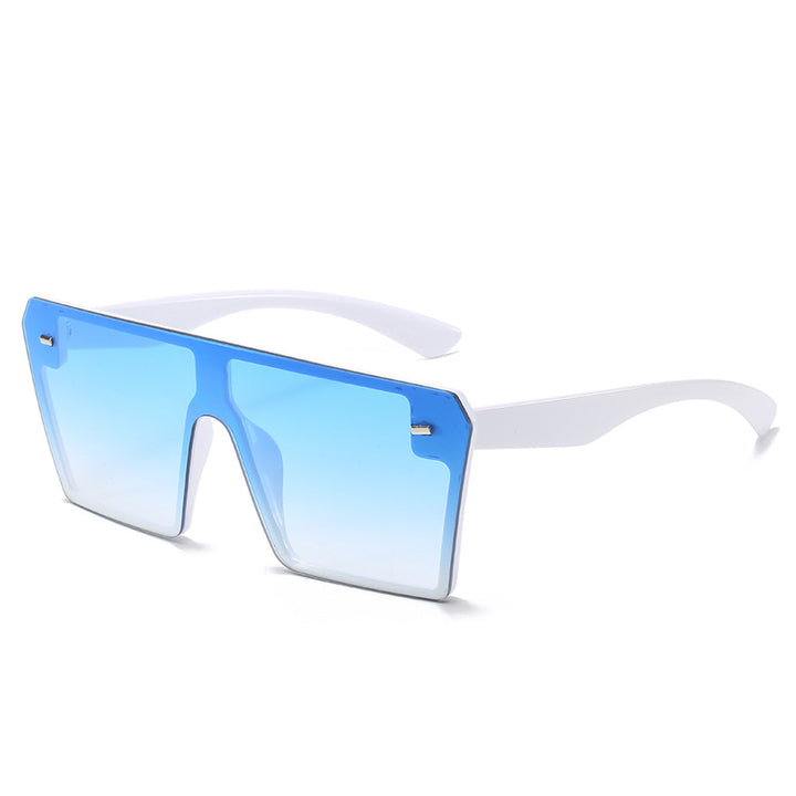 Women's Oversized Sunglasses in Futuristic Design Bowlift