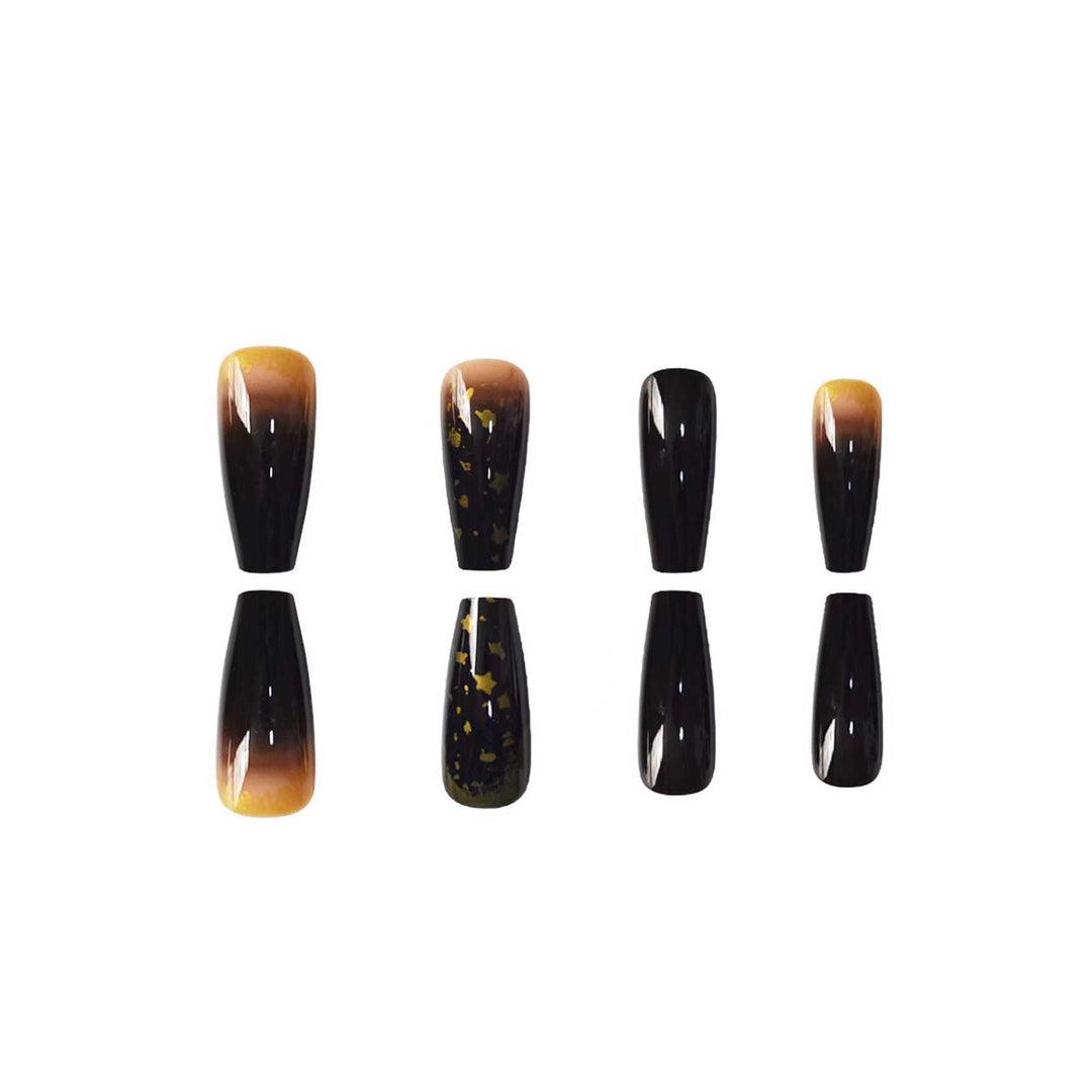Artistic Press-On Nail Set Bowlift
