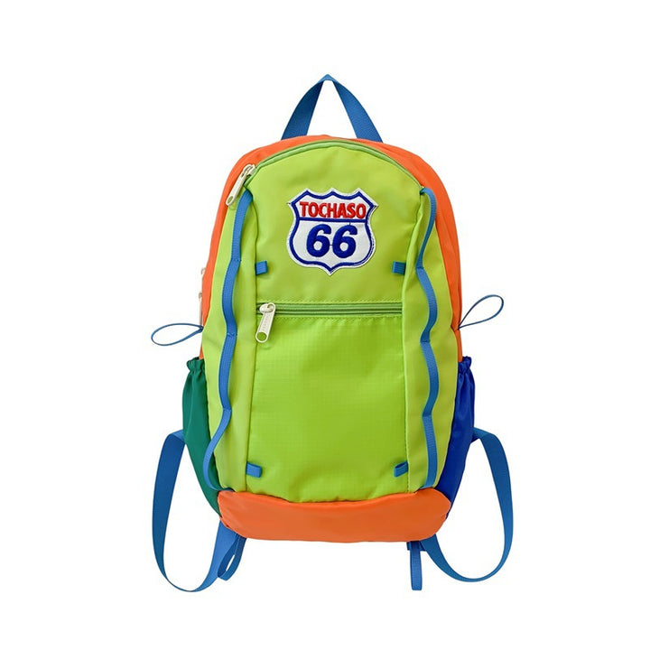 Colorful Patchwork Backpack Bowlift