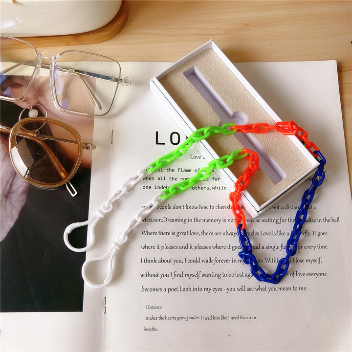 Colorful Reinforced Eyewear Chain Bowlift