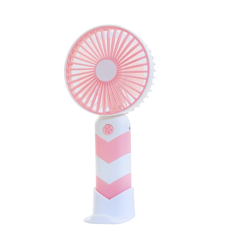 Women Portable Hand Fan with Flexible Stand and Powerful Battery Bowlift
