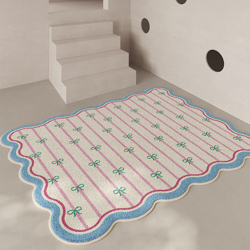 Decorative Scalloped Area Rug