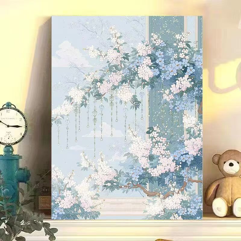 Floral Dreamscape Canvas Art Print Bowlift