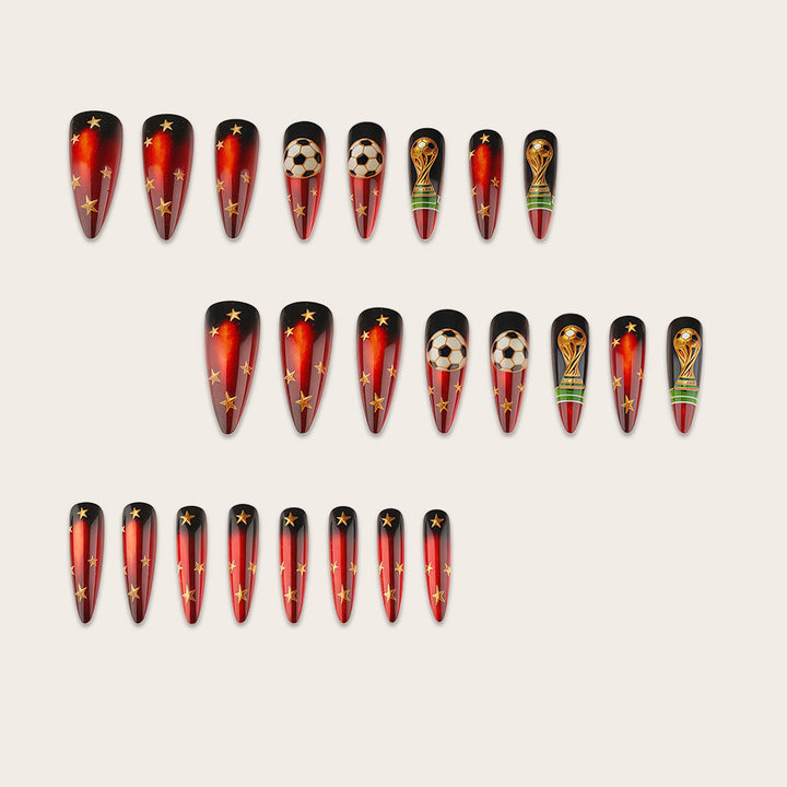 Football Inspired Nail Art Bowlift